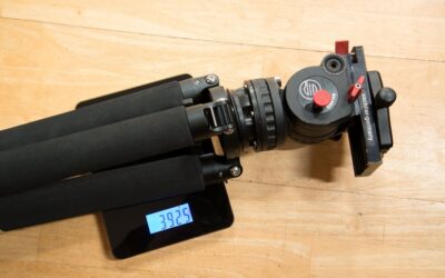 Feisol Stativ auf der Waage