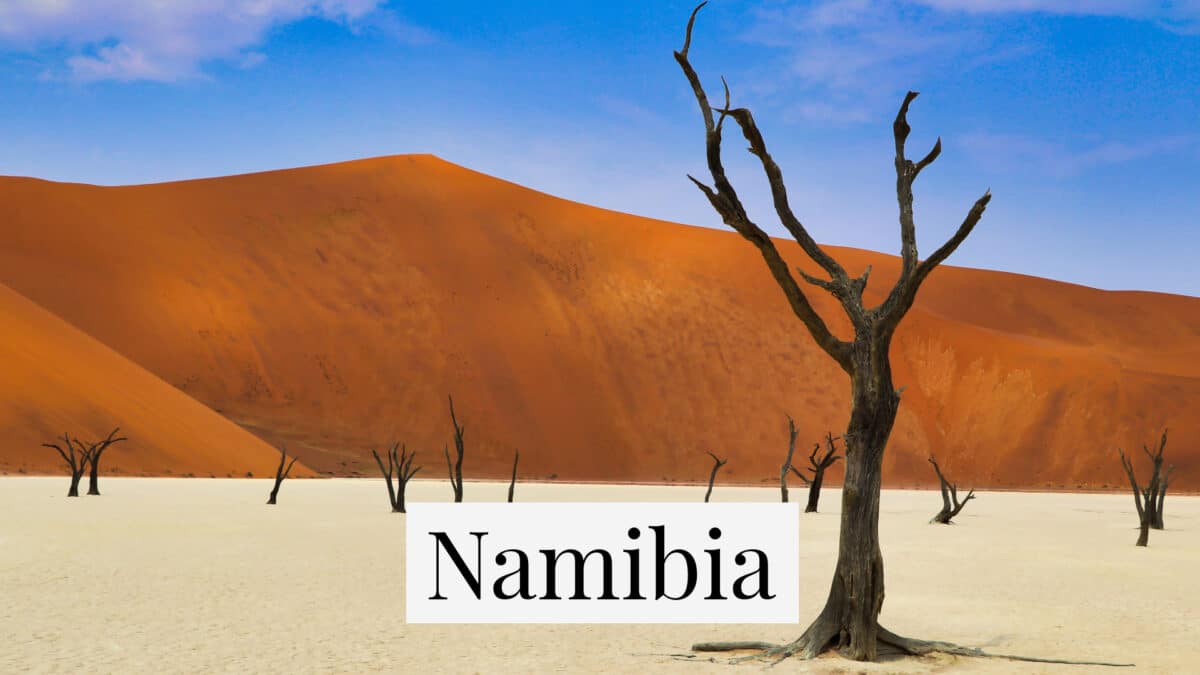 Desert in Namibia